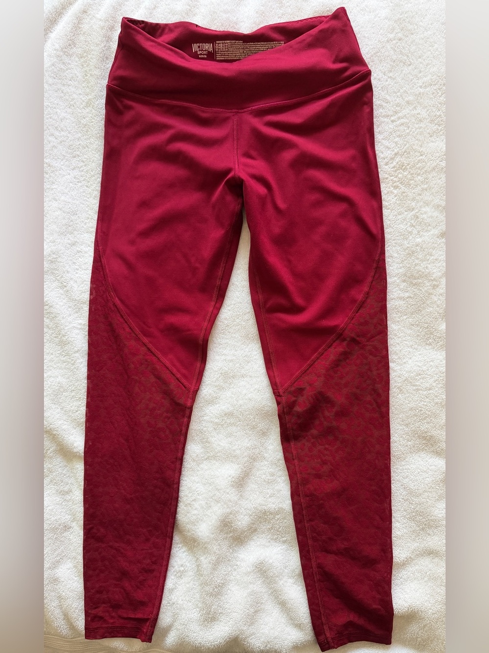 Victoria's Secret Sport..Knockout by Victoria Secret Burgundy tights/leggings